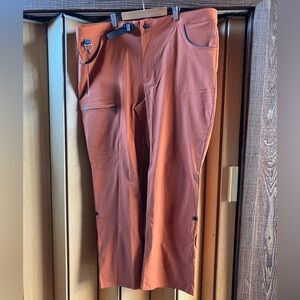 Alpine Parrot (Size 22) River Fit Sandstone Orange Hiking Pants Travel Camping